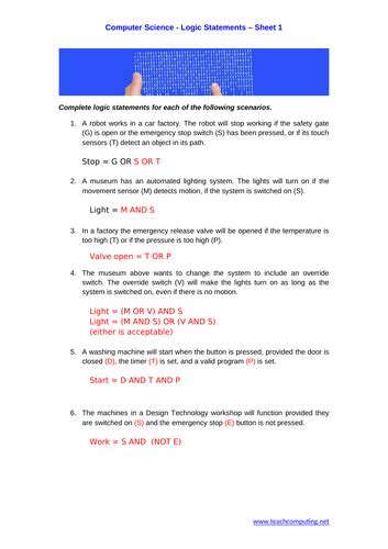 Image result for Boolean Operators GCSE Computer Science