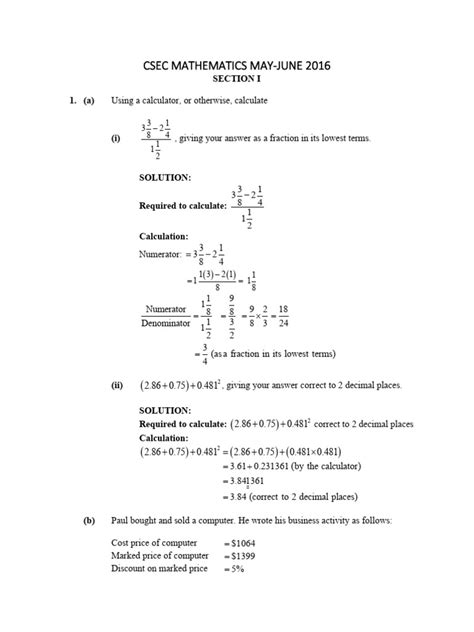 Image result for CSEC Math Function