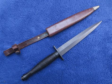 VINTAGE ORIGINAL BRITISH FAIRBAIRN SYKES KNIFE SHEFFIELD DAGGER AND ...