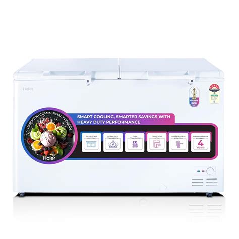 Haier HFC-500DM5, 5 Star Rating Double Door Convertible Deep Freezer, 5 ...