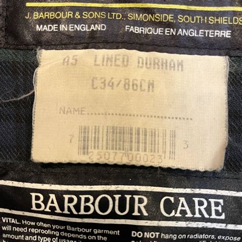 Barbour oiled jacket DURHAM セイジ size34(男性用)｜売買されたオークション情報、yahooの商品情報を ...