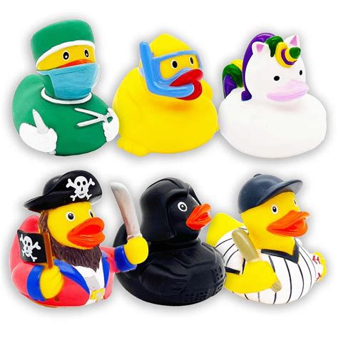 Funny Rubber Duck, Assortment, 1 Count | Party Expert