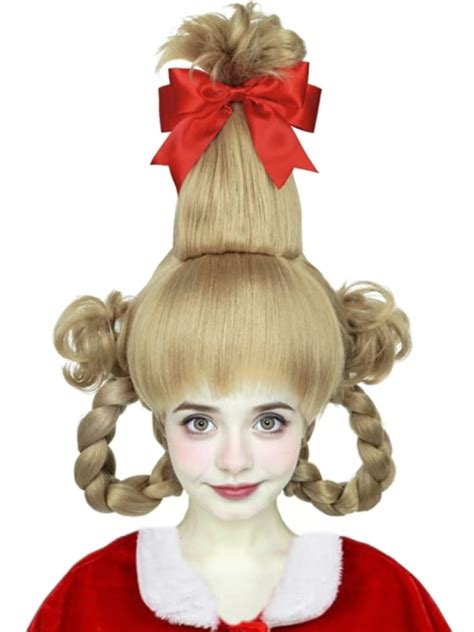 Amazon.com: Blonde Braid Wig Cindy Costume Wig Pre-Syle Double Braids ...