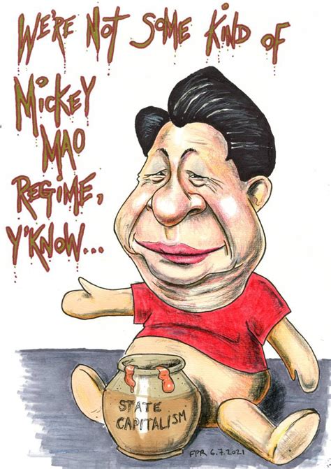 Xi Jinping as Winnie the Pooh Original Art Political - Etsy UK