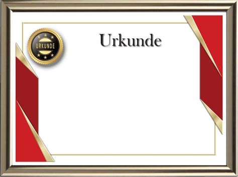 Urkunde, Ehrenurkunde, Auszeichnung, Zertifikat, Diplom - Design 52 ...