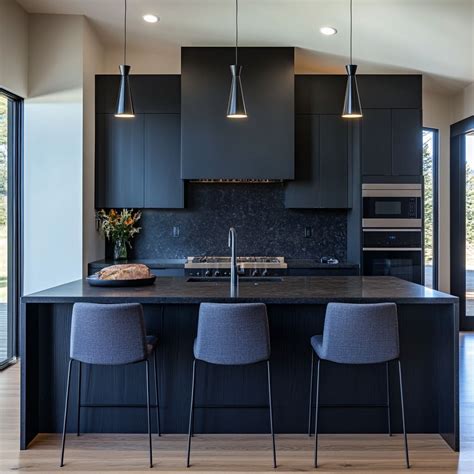 Black on Black Kitchen Ideas for a Bold, Modern Look | HH