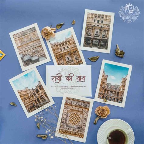 Rani Ki Vav Postcards (Architectural) Set of 6 – The Heritage Art