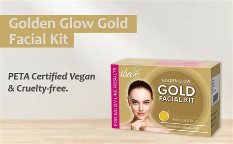 Iba Golden Glow Gold Facial Kit | 6 Step Single Use Kit | For ...