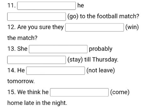 Future Progressive Tense Exercise .Pdf 的图像结果