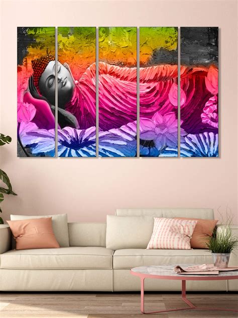 999STORE sleeping buddha painting for living room Meditating Buddha and ...