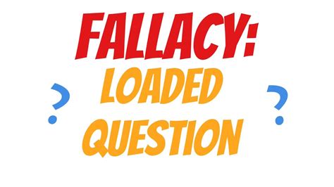 Image result for Loaded Term Fallacy Examples