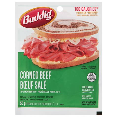Buddig Corned Beef (55 g) Delivery or Pickup Near Me - Instacart