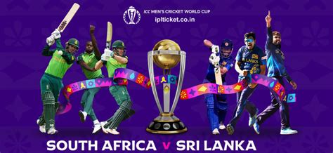 SA vs SL Tickets : South Africa vs Sri Lanka World Cup Tickets 2023