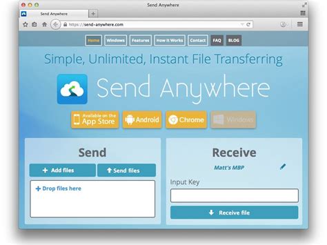 Send Anywhere - File Transfer Send Anywhere Tutorial 的图像结果