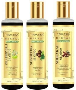 Khadi Herbal combo - Amla bhringraj , Neem Reetha & Shikakai shampoo ...