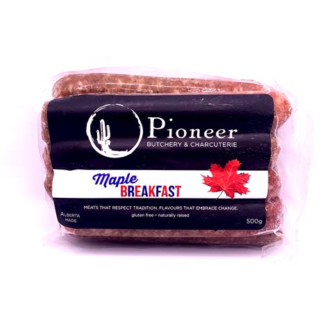 Sausage - Maple Breakfast - Pioneer Butchery & Charcuterie