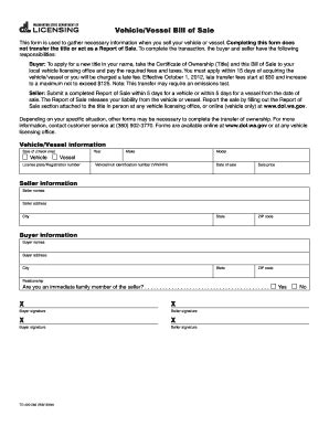 Dol Bill Of Sale Online 2020-2026 - Fill and Sign Printable Template Online