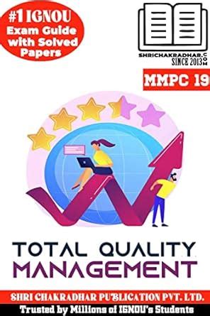 Buy IGNOU MMPC 19 Help Book Total Quality Management (IGNOU Study Notes ...