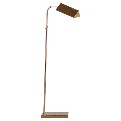 Elegant Adjustable Mid-Century Modern Brass Floor Lamp by Metalarte ...