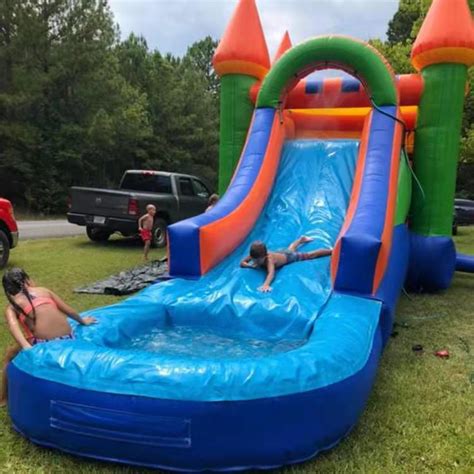 Image result for Advert Inflatable Water Slide Pool