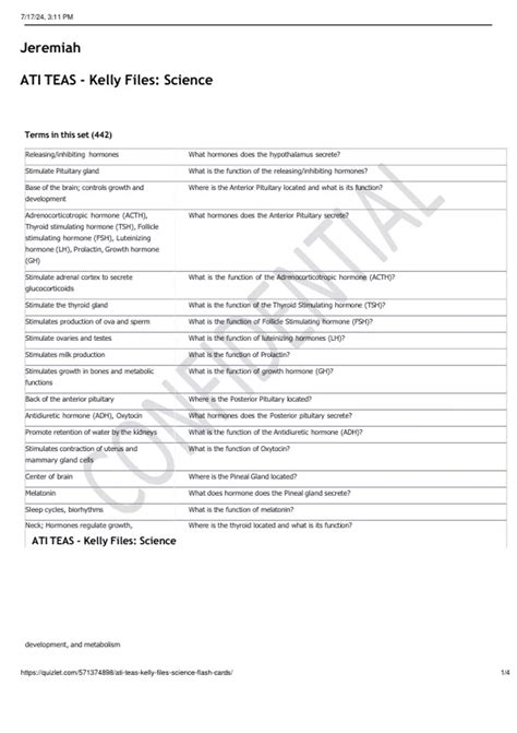 READING SECTION FOR TEAS EXAM (tristine) Flashcards _ Quizlet.pdf ...