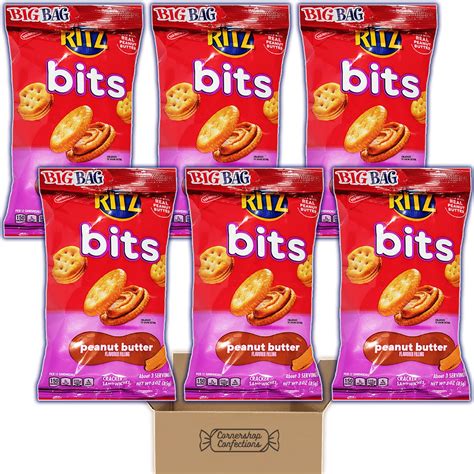 Sandwich Cookie Big Bag Snacks Bundle - Ritz Bits Peanut Butter - 6 ...