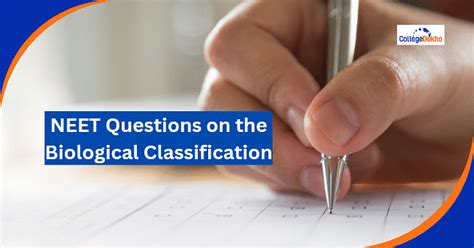 NEET Questions on the Biological Classification | CollegeDekho