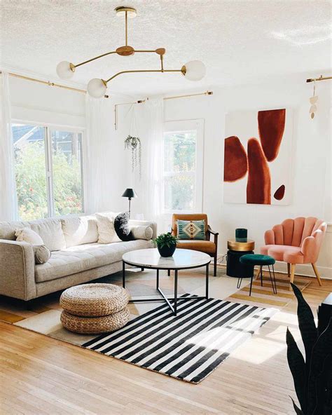 Neutral Living Room Ideas With Pops Of Color