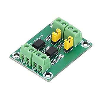 Optocoupler Modules, High Efficiency 2 Channel Optical Isolation Module ...