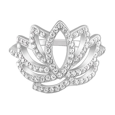 GIVA 925 Silver Lotus Vibe Ring,Fixed Size,Indian - 12 | Gifts for ...