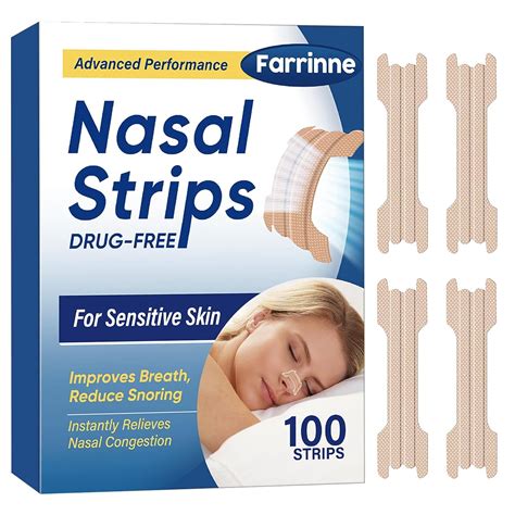 Nasal Strips for Snoring, 100PCS Nose Strips for Breathing, Extra ...