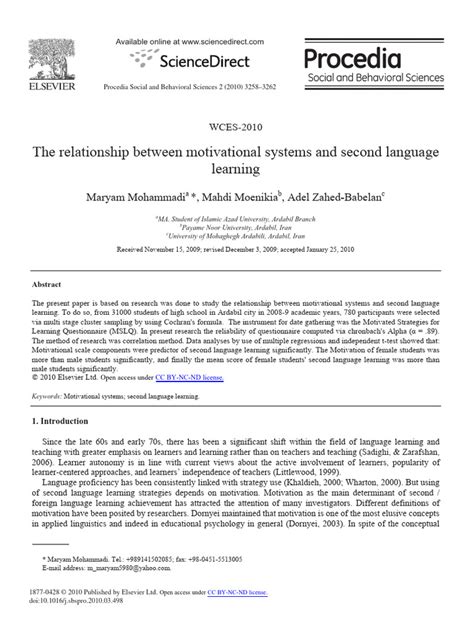 Image result for Motivation in Second Language Learning