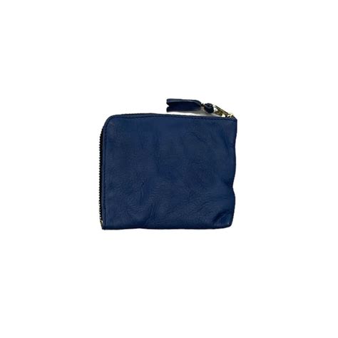 Wallet COMME des GARCONS Washed Wallet NAVY | MAROON WEBSTORE