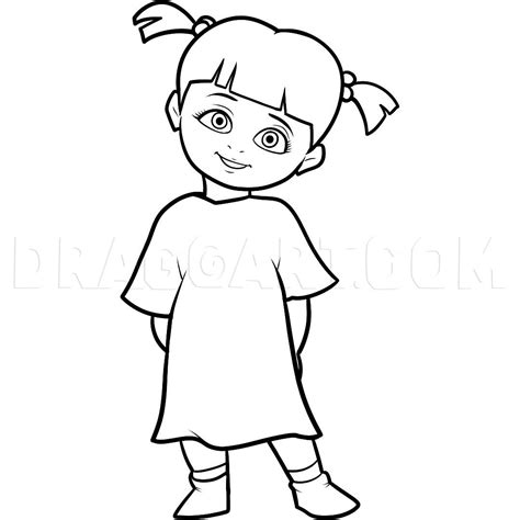 How To Draw Boo, Boo, Monsters Inc, Drawing, Step by Step, by Dawn ...