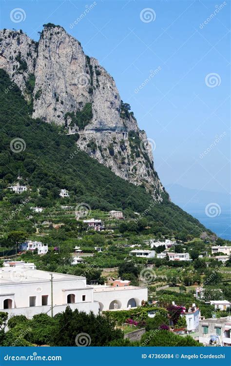 Isle of Capri, Italy stock photo. Image of holidays, mountain - 47365084
