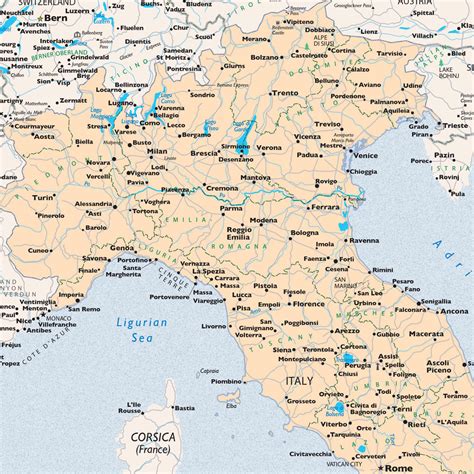 Printable Map Italy 的图像结果