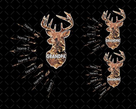 Hunting Grandpa Png, Hunting Papa Png, Hunting Dad Png, Deer Hunting ...