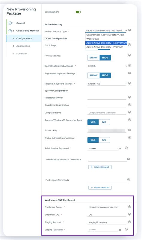Provisioning, enrolling, and onboarding Windows devices into Workspace ...