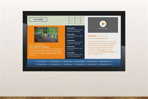 Image result for PowerPoint Digital Signage Templates
