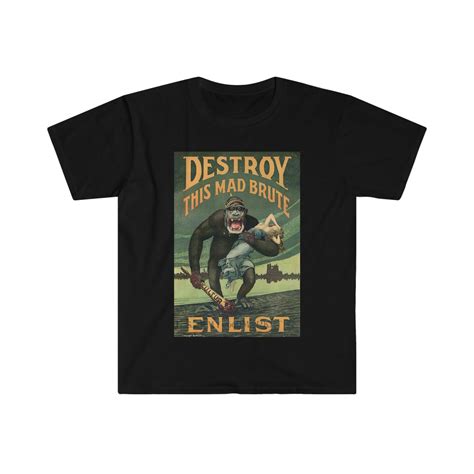 Destroy This Mad Brute Softstyle T-Shirt | Pledge Project