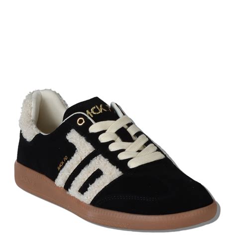 Cloud 6n in Black Beige Sneakers | Women's Shoes by BACK 70 – Back 70 USA