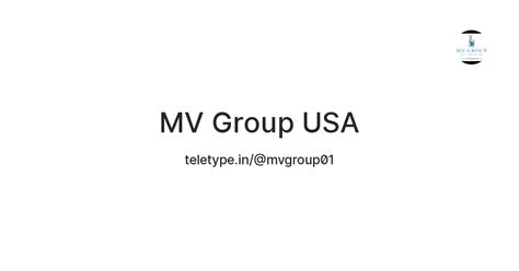 MV Group USA — Teletype
