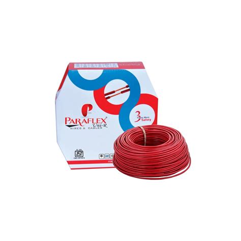 Generic Paraflex Uni-R Multistrand 2.5 sq. mm Copper Wire 90mtr (Red ...