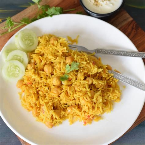 Chana Pilau | Chana Pulao Recipe | Chickpea Rice