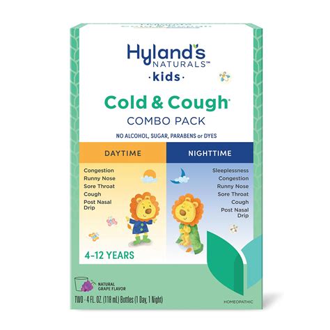 Snapklik.com : Hylands Kids Cold And Cough, Day And Night Combo Pack ...