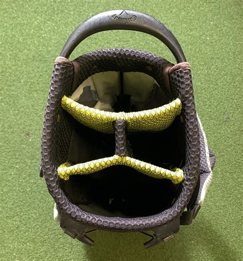 Callaway HyperLite 3 Stand Bag Green 4-Way Divide Dual Strap Golf Bag | SidelineSwap