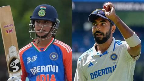 Bumrah-Smriti became the best cricketers of the year | BCCI