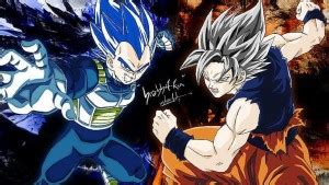 Son Goku Vegeta Ultra Instict Dragon Ball Matte Finish Poster Paper ...