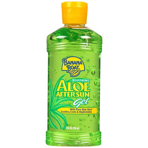 Banana Boat Soothing Aloe After Sun Gel with Aloe Vera, 8 Oz - Walmart.com