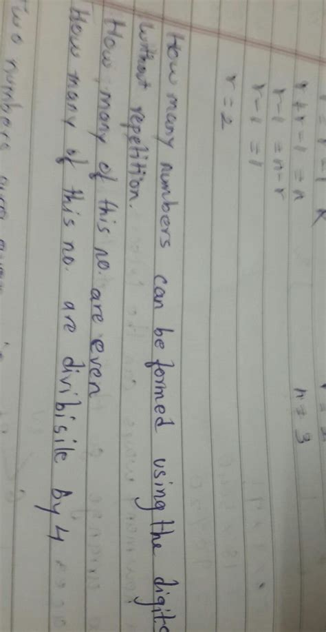 the digits r 1 ,2,3,4,5 - Brainly.in